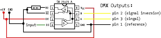 Sn75176bp схема включения